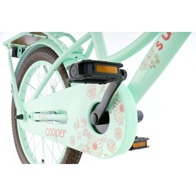 Supersuper Meisjesfiets 18 Inch Cooper Bamboo Pistache