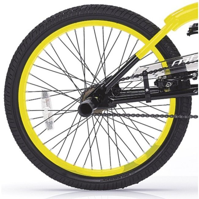 MBM Crossfiets BMX 20 Inch Freestyle Instinct Geel