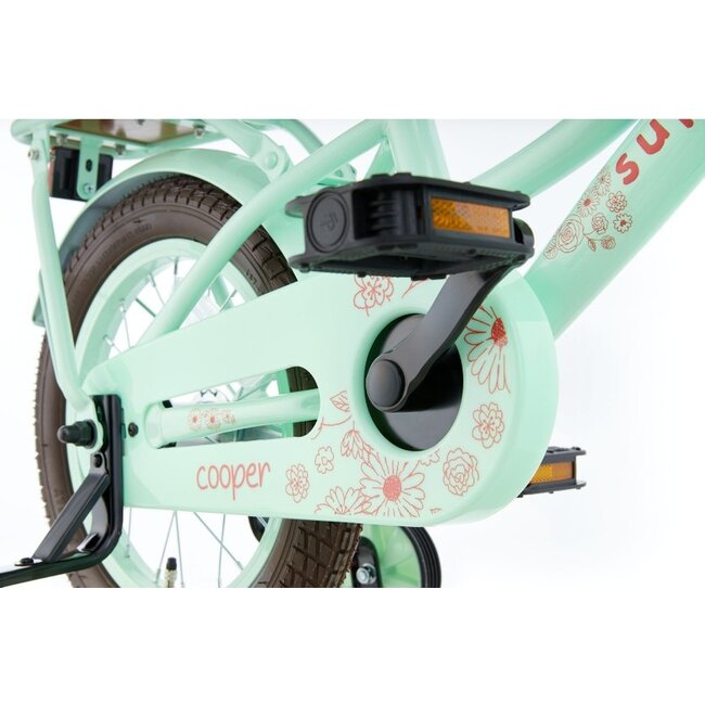 Supersuper Meisjesfiets 14 Inch Cooper Bamboo Pistache