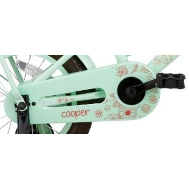Supersuper Meisjesfiets 14 Inch Cooper Bamboo Pistache