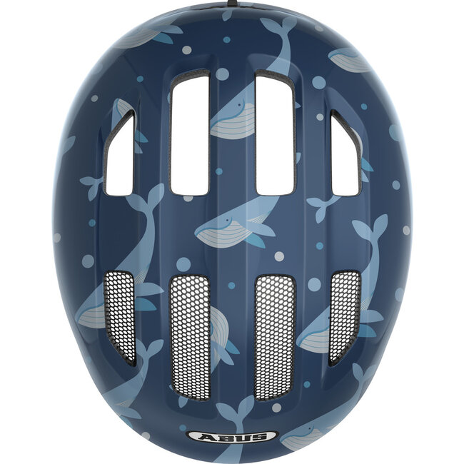 ABUS Fiets Kinderhelm Smiley 3.0 Blue Whale