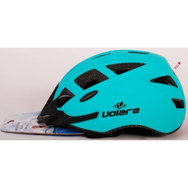 Volare Kinder Fietshelm Skatehelm Turquoise - 54 - 58 cm