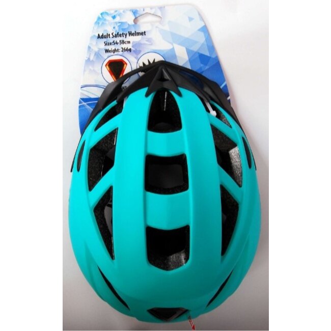 Volare Kinder Fietshelm Skatehelm Turquoise - 54 - 58 cm