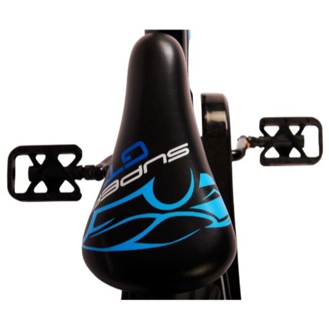 Jongensfiets 16 Inch Volare Super GT Zwart Blauw 51674