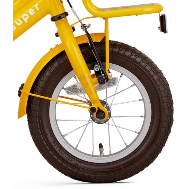 Supersuper Meisjesfiets 12 Inch Cooper Bamboo Geel