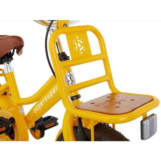 Supersuper Meisjesfiets 12 Inch Cooper Bamboo Geel