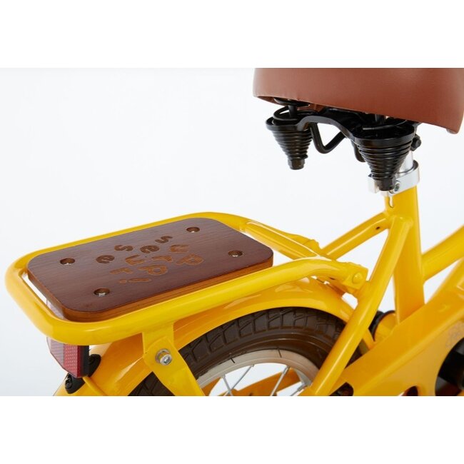 Supersuper Meisjesfiets 12 Inch Cooper Bamboo Geel