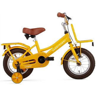 Supersuper Supersuper Meisjesfiets 12 Inch Cooper Bamboo Geel