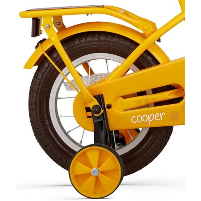 Supersuper Meisjesfiets 12 Inch Cooper Bamboo Geel