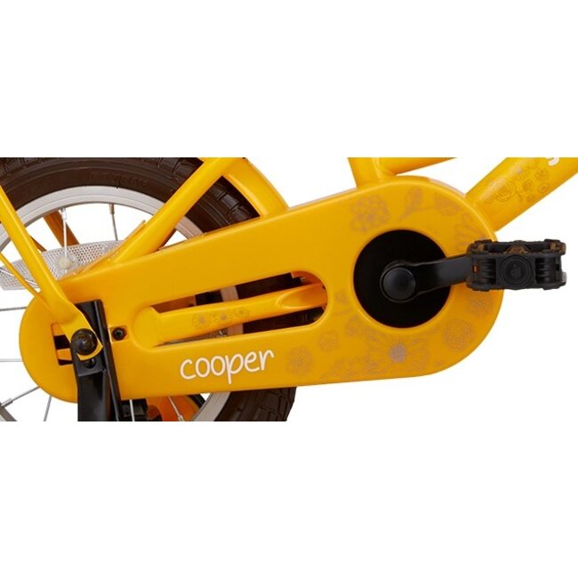 Supersuper Meisjesfiets 12 Inch Cooper Bamboo Geel