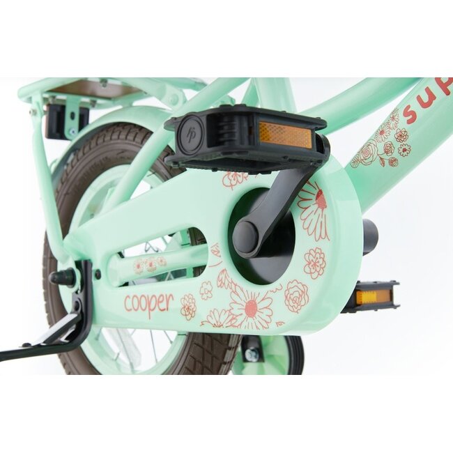 Supersuper Meisjesfiets 12 Inch Cooper Bamboo Pistache