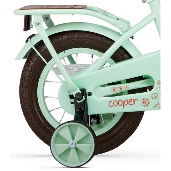 Supersuper Meisjesfiets 12 Inch Cooper Bamboo Pistache