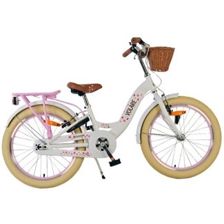 Volare Volare Meisjesfiets 20 Inch Blossom Wit 52047 - 2 Handremmen Volare Volare Meisjesfiets 20 Inch Blossom Wit 52047 - 2 Handremmen
