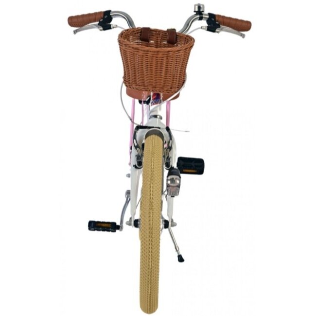Meisjesfiets 20 Inch Volare Blossom Wit 52047 - 2 Handremmen