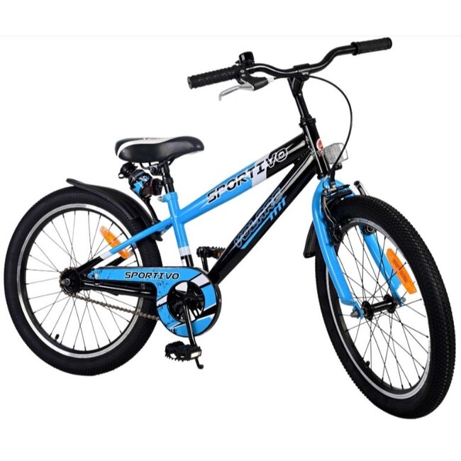 Volare Sportivo Jongensfiets 20 Inch Blauw 22110 - Terugtraprem