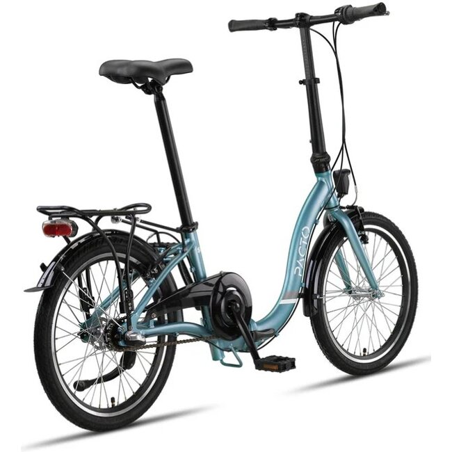 Pacto Vouwfiets 20 Inch Seven 3V Nexus Patrol Blue - Showroom Model