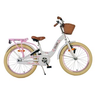Volare Volare Meisjesfiets 20 Inch Blossom Wit 52046 Volare Volare Meisjesfiets 20 Inch Blossom Wit 52046