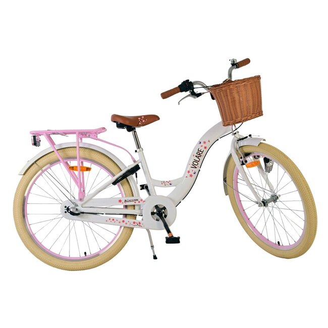 Volare Meisjesfiets 24 Inch Blossom 3 Nexus Wit 52448