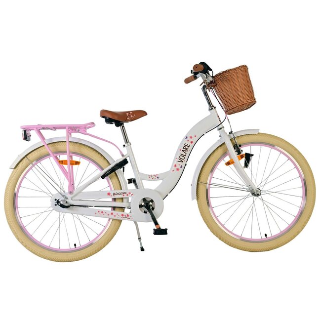 Volare Meisjesfiets 24 Inch Blossom 3 Nexus Wit 52448