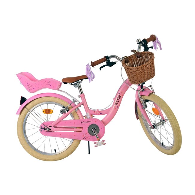 Volare Meisjesfiets 18 Inch Blossom Roze 51831 -  2 Handremmen