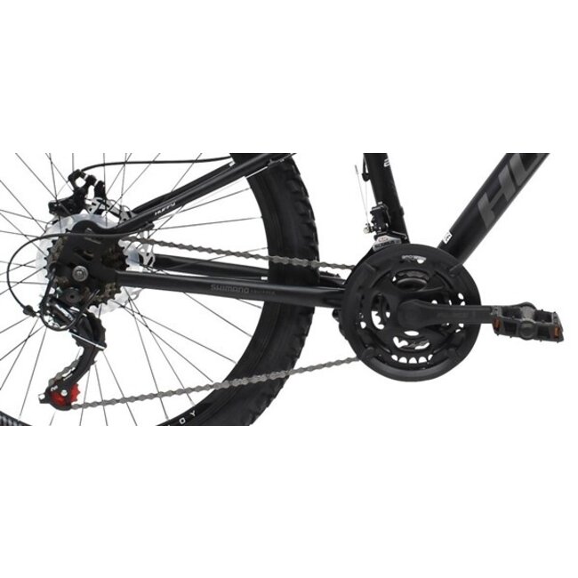 Jongens Mountainbike 24 Inch Huffy Korros Zwart - Showroom Model