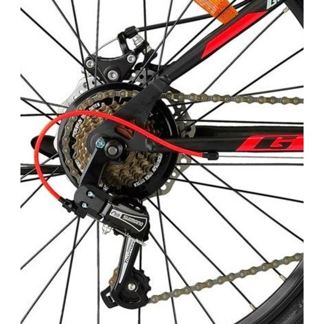 Geroni Jongens MTB 26 Inch Magnum 21V Rood Schijfremmen - Showroom Model