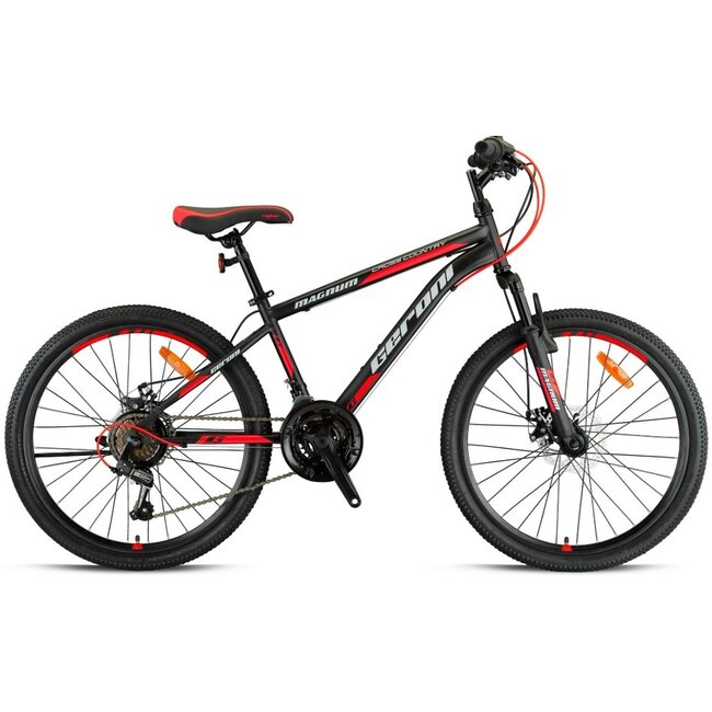 Geroni Jongens MTB 26 Inch Magnum 21V Rood Schijfremmen - Showroom Model
