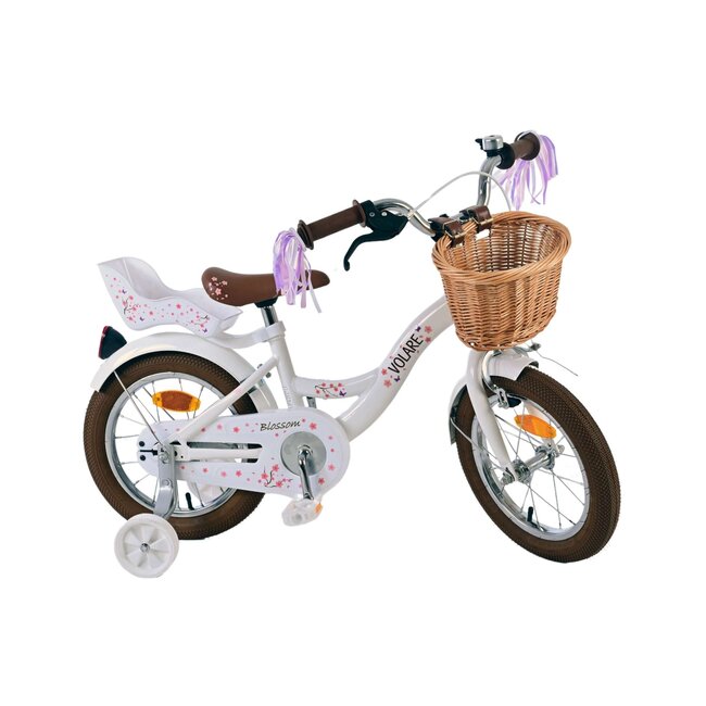 Volare Meisjesfiets 14 Inch Blossom Wit 51496