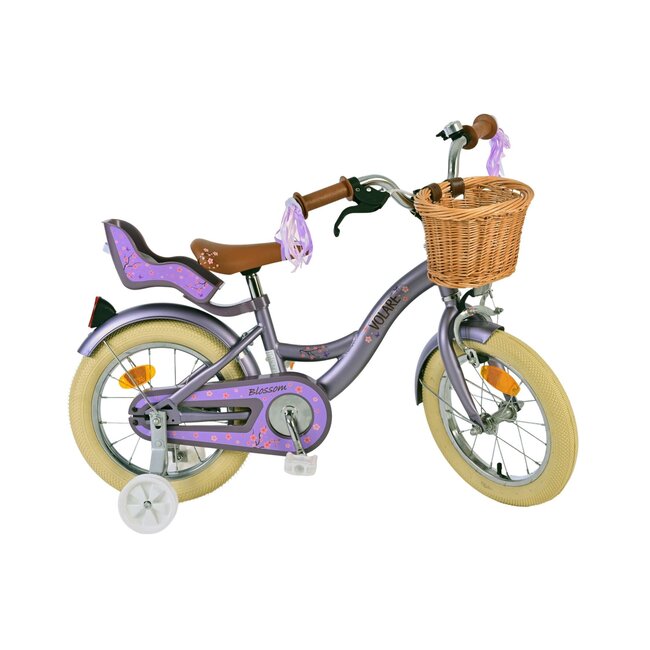 Volare Meisjesfiets 14 Inch Blossom Paars 51494