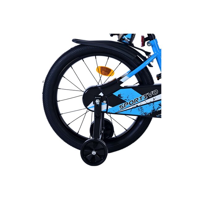 Volare Jongensfiets 18 Inch Sportivo Blauw 51862