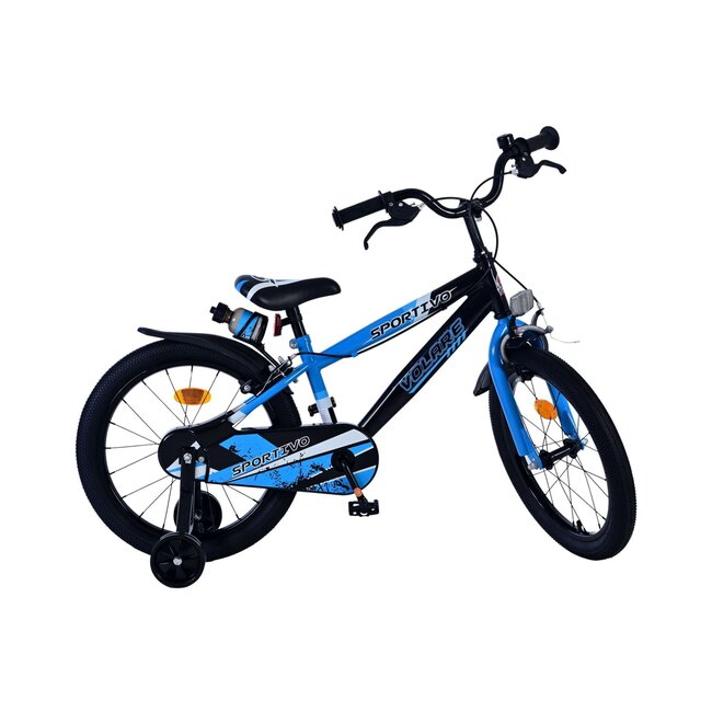Volare Jongensfiets 18 Inch Sportivo Blauw 51863 - 2 Handremmen