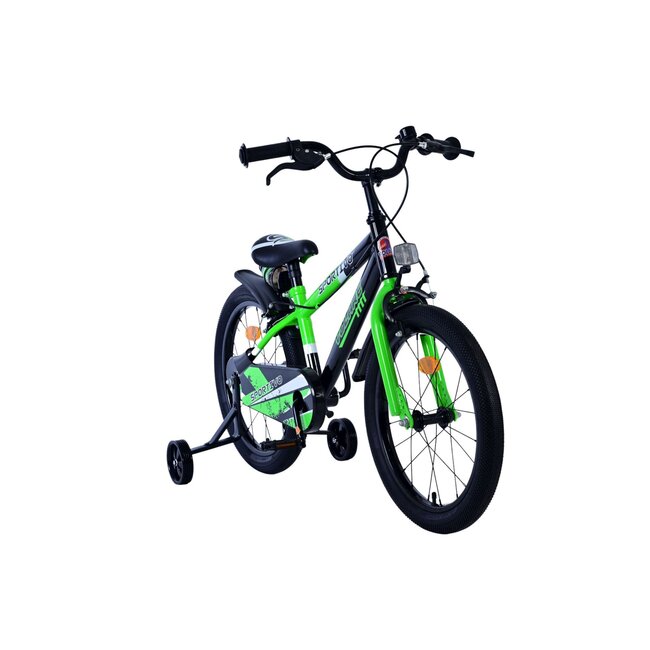 Volare Jongensfiets 18 Inch Sportivo Groen 51865 - 2 Handremmen