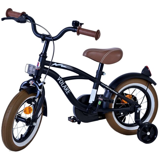Volare Jongensfiets 12 Inch  Black Cruiser 51230