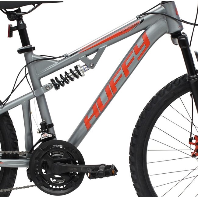 Jongens Mountainbike 24 Inch Huffy Marker Grijs 24940W