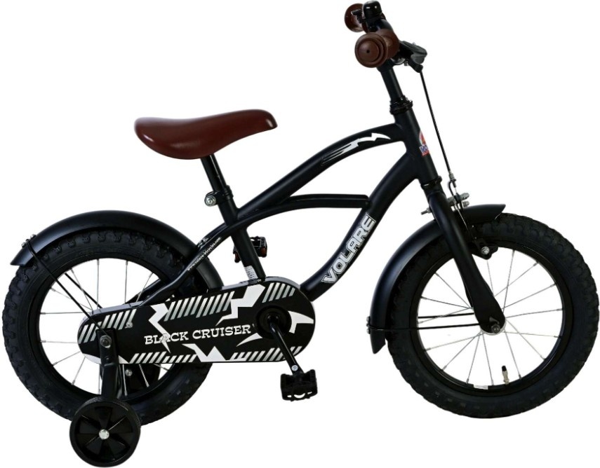 WDZCZDoo Kinderfiets, 14 inch fiets met steunwielen