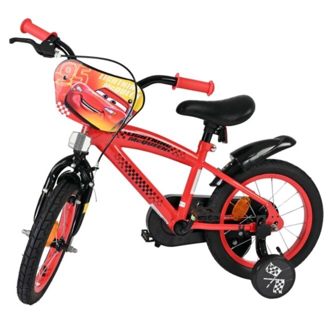 Disney Cars Jongensfiets 14 Inch Rood 20540