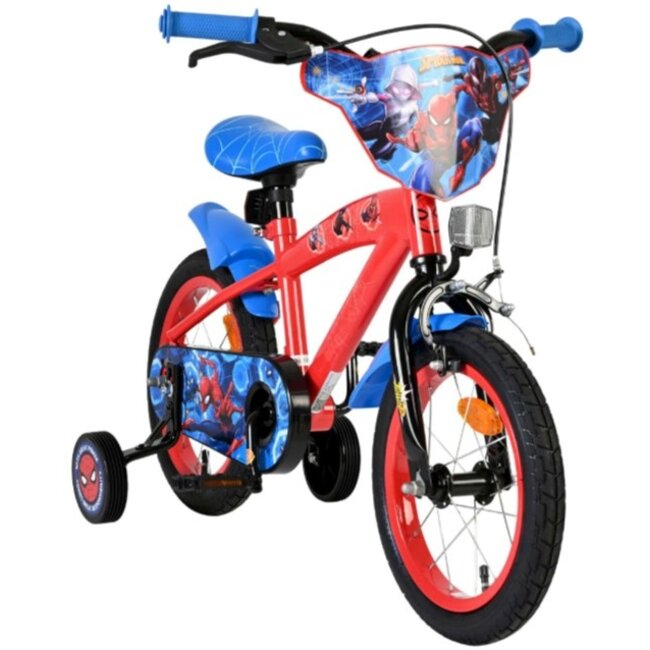 Spiderman Jongensfiets 14 Inch Rood Blauw 20542