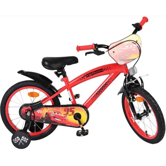 Disney Cars Jongensfiets 16 Inch Rood 20580