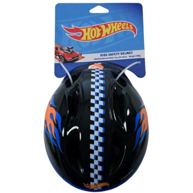 Volare Kinder Fietshelm Skatehelm Hot Wheels - 52 - 56 cm - Showroom Model