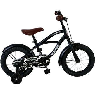 Volare Kinderfietsen Jongensfiets 14 Inch Volare Black Cruiser - Showroom Model