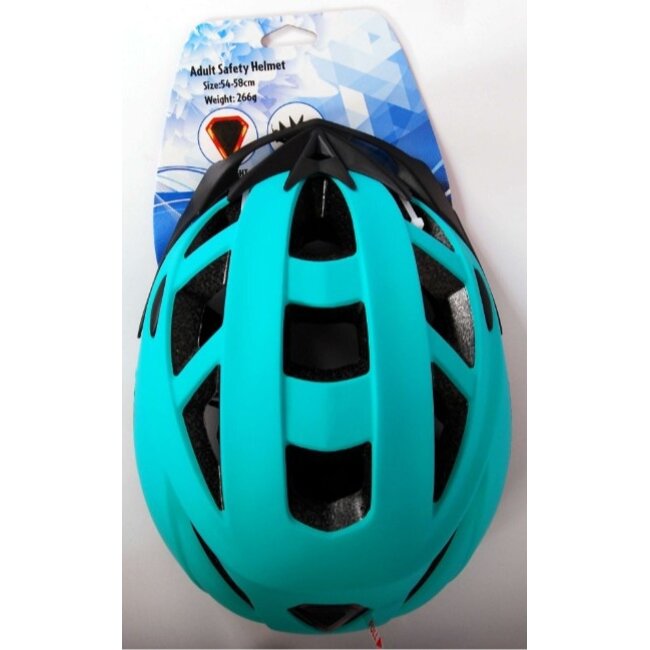 Volare Kinder Fietshelm Skatehelm Turquoise - 54 - 58 cm - Showroom Model