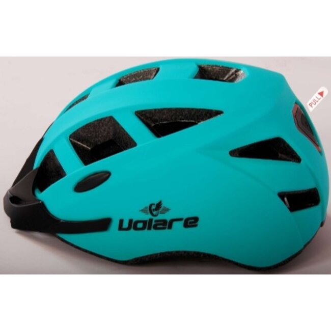 Volare Kinder Fietshelm Skatehelm Turquoise - 54 - 58 cm - Showroom Model