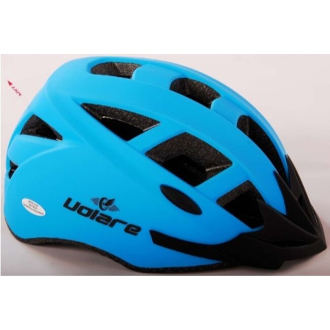 Volare Kinder Fietshelm Skatehelm Blauw - 54 - 58 cm - Showroom Model