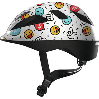 ABUS ABUS Fiets Kinderhelm Smooty 2.0 White Smiley M - 50 - 55 cm