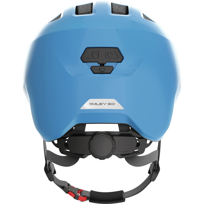 ABUS Fiets Kinderhelm Smiley 3.0 Shiny Blue - Showroom Model
