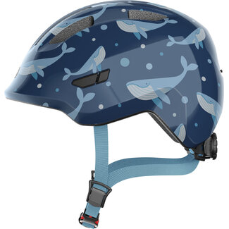 ABUS ABUS Fiets Kinderhelm Smiley 3.0 Blue Whale - Showroom Model