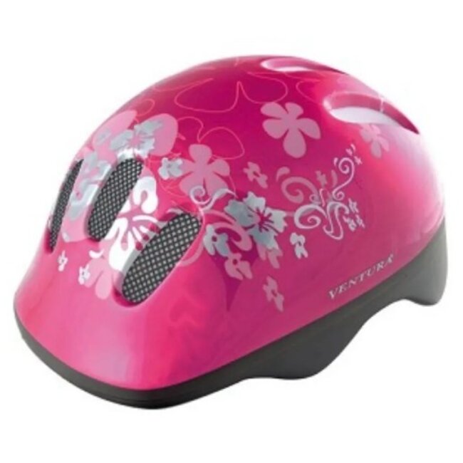 Kinderhelm Flower Roze S - 52 - 57 cm - Showroom Model