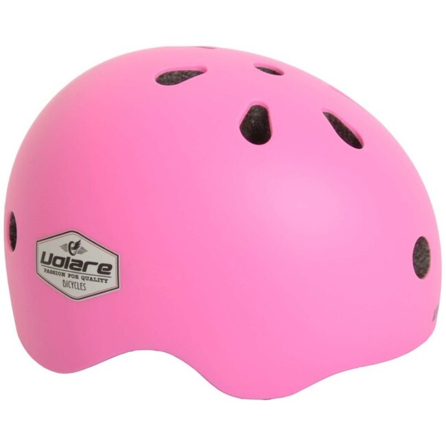 Volare Kinder Fietshelm Skatehelm Roze XS - 45 - 51 cm - Showroom Model