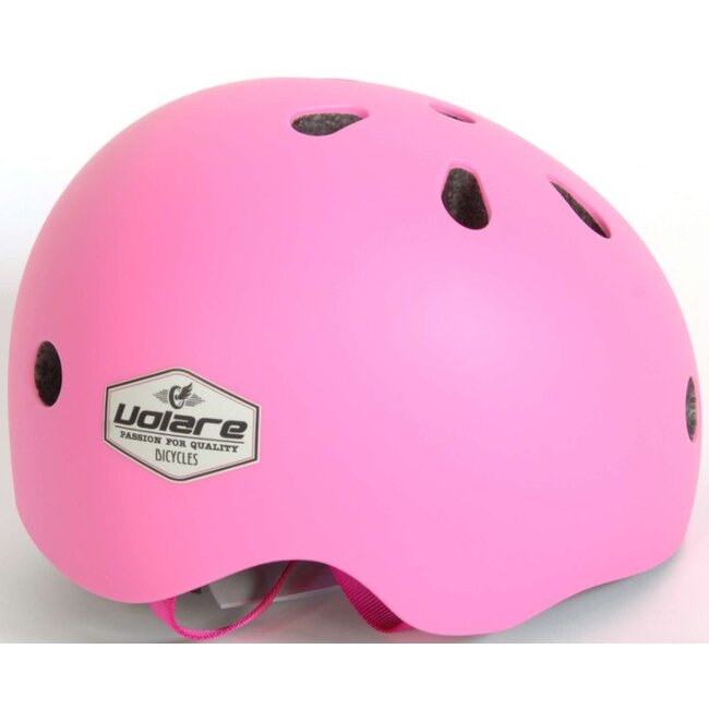 Volare Kinder Fietshelm Skatehelm Roze XS - 45 - 51 cm - Showroom Model