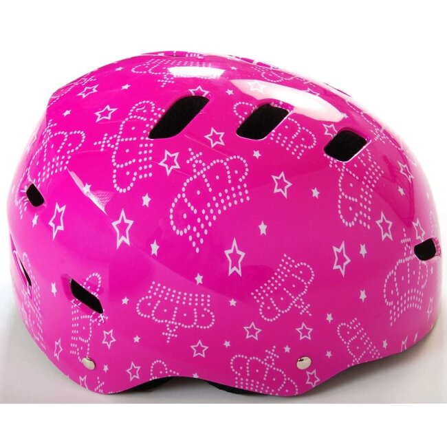 Volare Kinder Fietshelm Skatehelm Roze S - 55 - 57 cm - Showroom Model